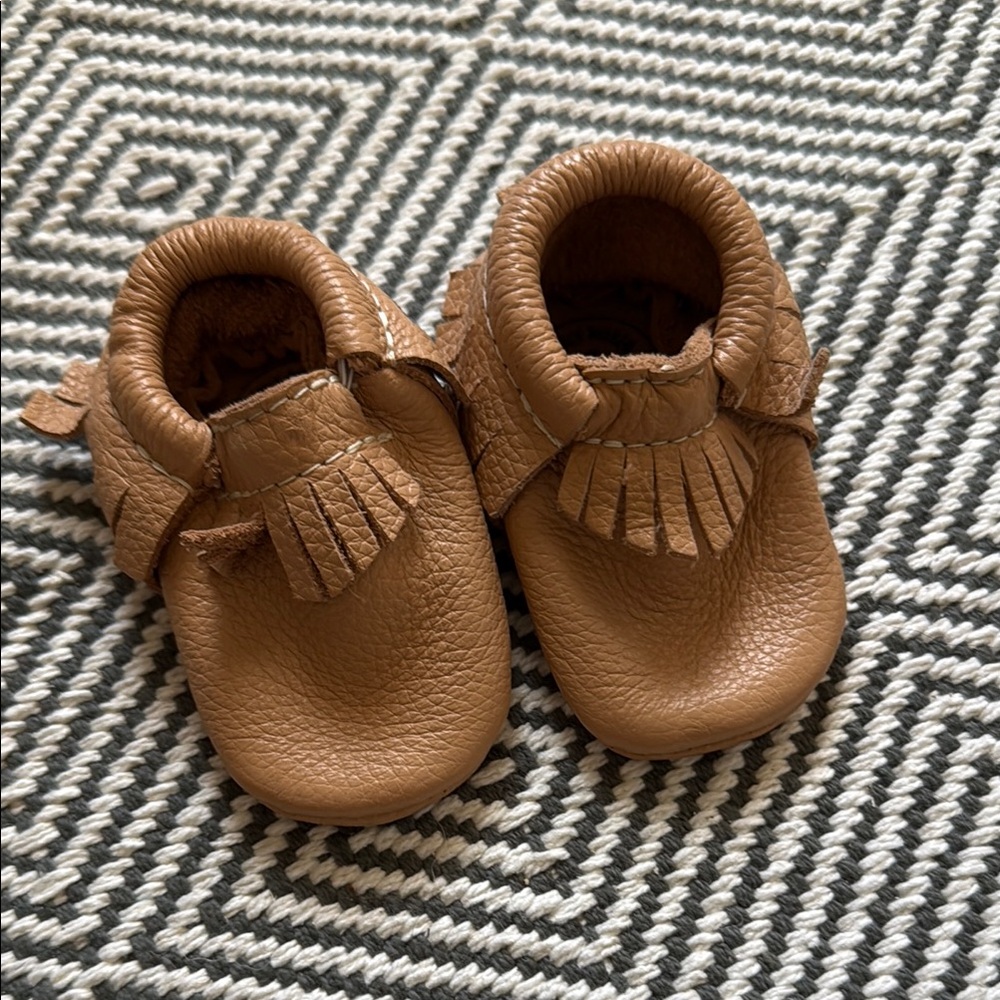 Freshly Picked Brown Leather Moccasins